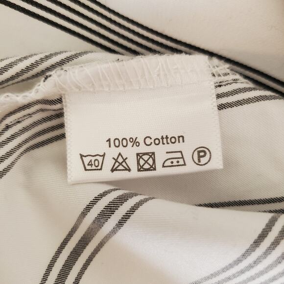 League of Rebels Barrington SS Striped Button-down Shirt Size M - Picture 5 of 7